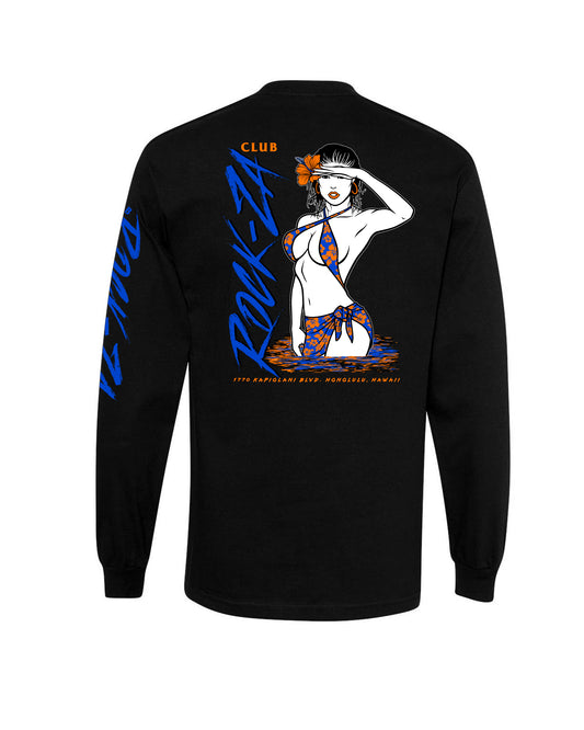 “Kalani Knicks” Long Sleeve T-Shirt - Black