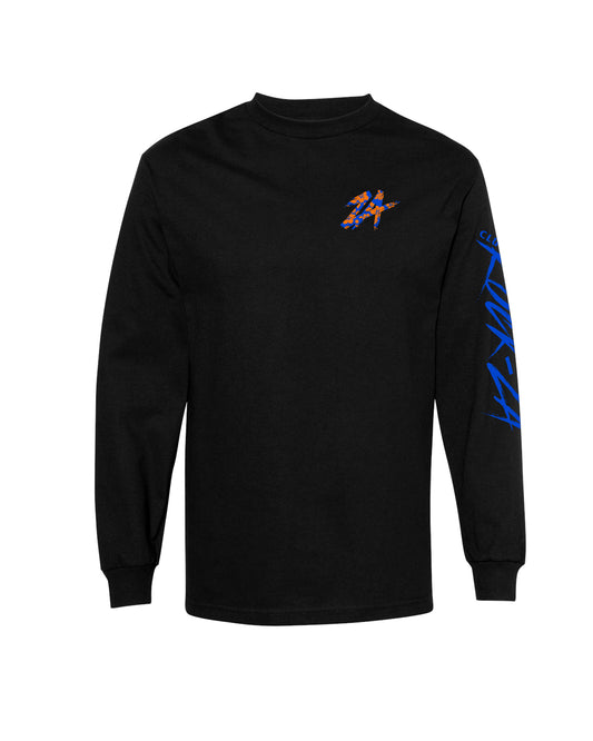 “Kalani Knicks” Long Sleeve T-Shirt - Black