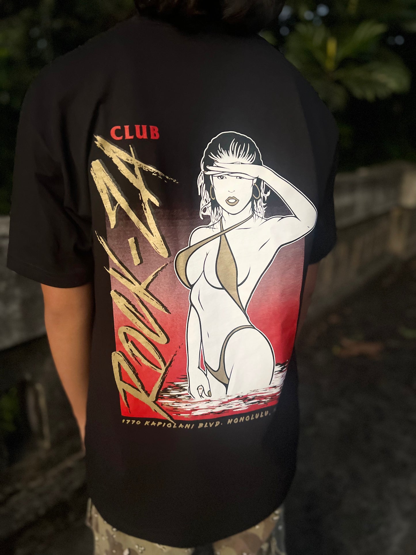 "Kalani Dragon" T-Shirt -Black