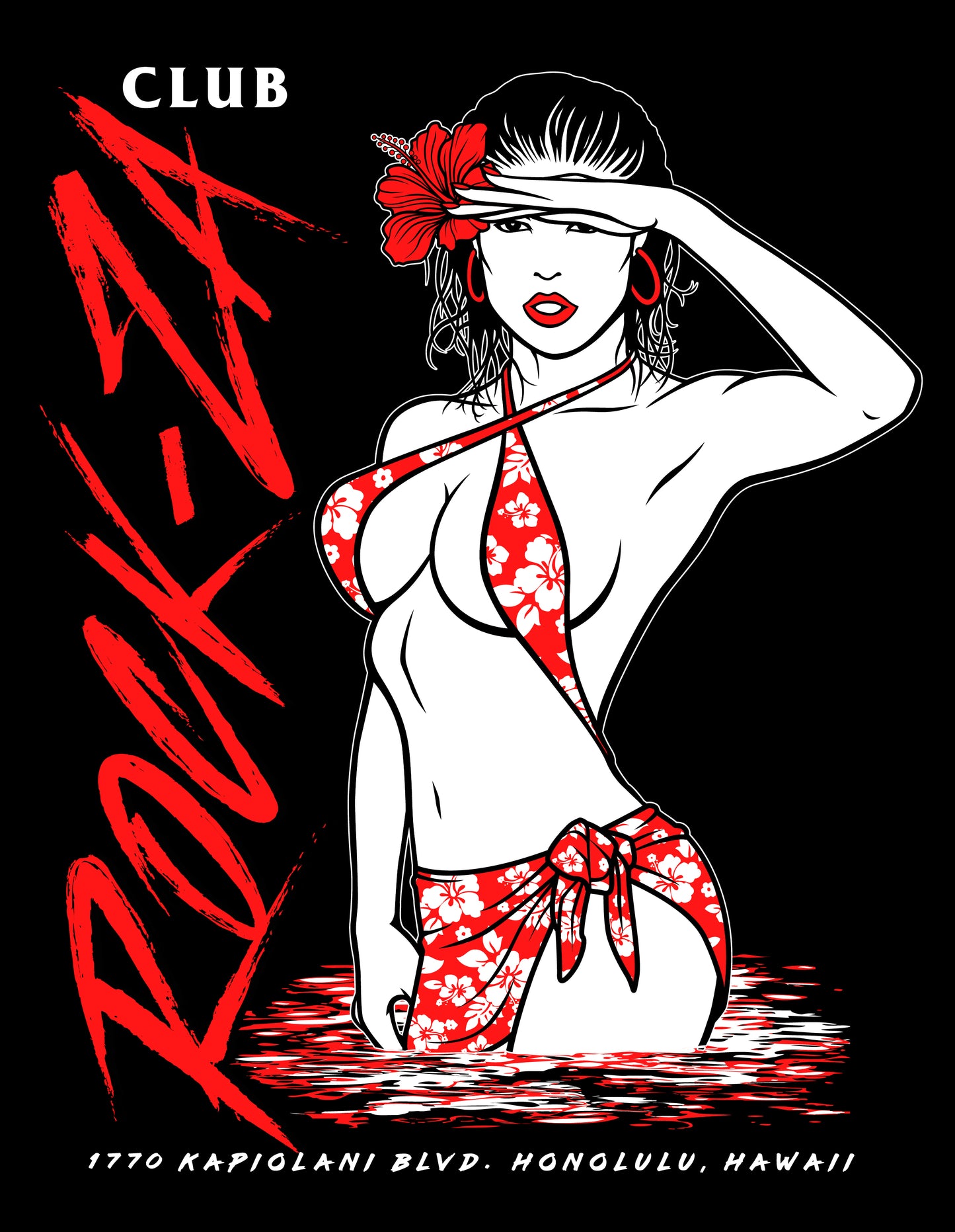 "Merrie Kalani" T-Shirt - Black