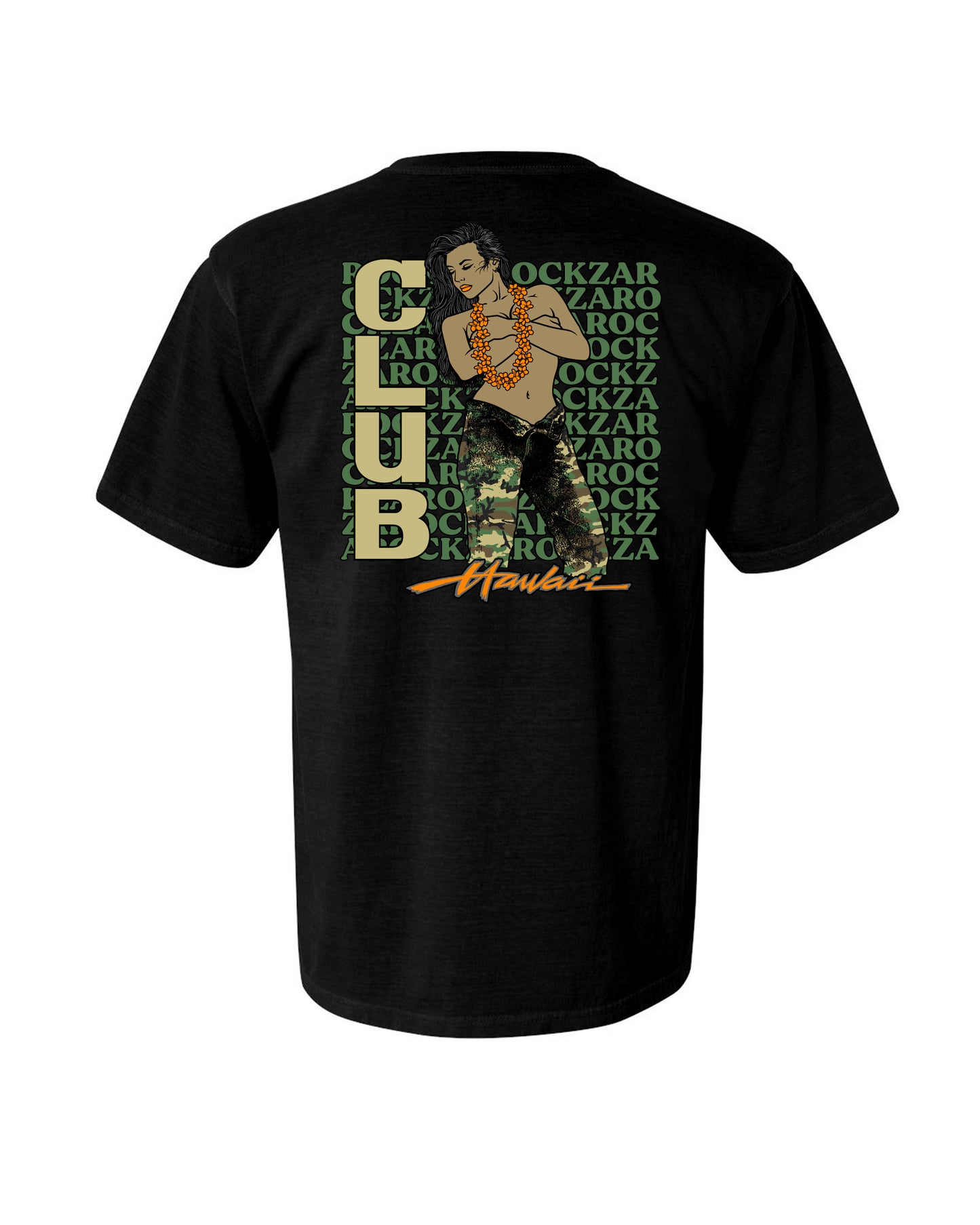 “Camo Cali” T-Shirt- Black (runs small- consider sizing up)